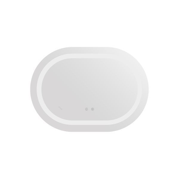 Зеркало Qtap Gemini 650х900 с LED-подсветкой Touch, с антизапотеванием, с диммером, рег. темп. цвета (3000-6500K) QT2578R6590 SD00052320 фото