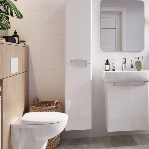 Унітаз підвісний Kolo Rekord K99033000 безобідковий з сидінням soft-close, Click2Clean 487673 фото