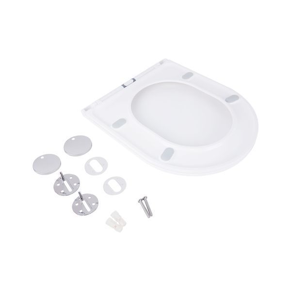 Сидіння для унітаза Qtap (Robin, Aries) з мікроліфтом Slim QT99HXU13W SD00046081 фото