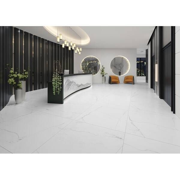 Керамограніт Almera Ceramsca (Spain) Lab. Bianco Mare Bianco 120x120 см 578686 фото