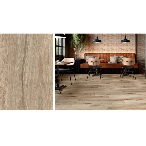 Керамогранит Cersanit Wildwood Beige Mat Rect 19,8х119,8 см 579346 фото