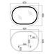 Зеркало Qtap Gemini 650х900 с LED-подсветкой Touch, с антизапотеванием, с диммером, рег. темп. цвета (3000-6500K) QT2578R6590 SD00052320 фото 2
