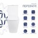Унітаз підлоговий Qtap Stork Ultra Quiet 630&times;350&times;805 мм із сидінням Soft-close, White QTSTO27W49260 SD00055384 фото 3