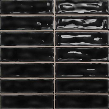 Плитка Ceramica Deseo Sticks black 20x20 см 575376 фото