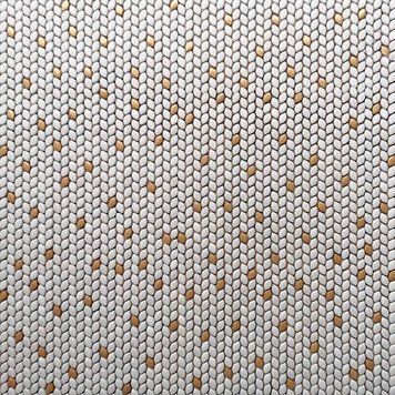 Мозаїка Mozaico De Lux V-Mos VJB-212 Super White+Gold 29,7х31,5 см 546452 фото