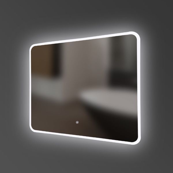 5257281 ACQUA Дзеркало 800х600 закруглене, з тачсенсором та LED підсвідкою (1 сорт) 546940 фото