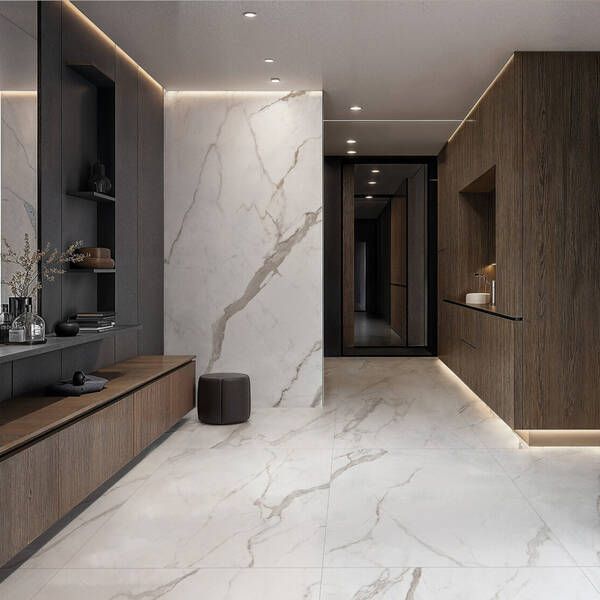 Керамогранит Peronda Lumiere White NT/60X120X0,9/C/R 60x120 см 595615 фото