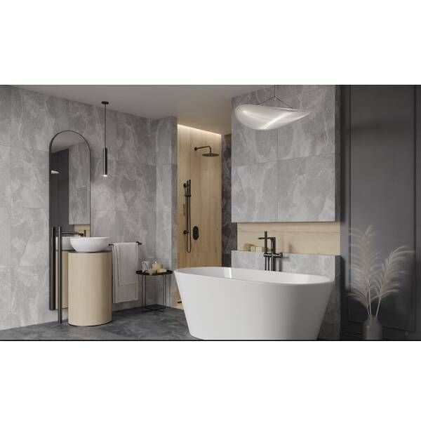 Керамограніт Cersanit Locarno Light Grey Matt Rect 59,8x59,8 см 571090 фото