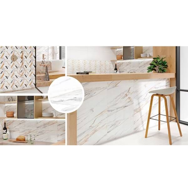Плитка Opoczno Luna Gold Glossy 29,7x60 см 550643 фото