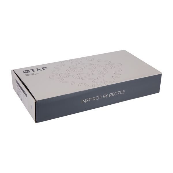 Смеситель для раковины Qtap Gemini высокий QTGEM269GMB45680 Gunmetal Black PVD SD00051804 фото