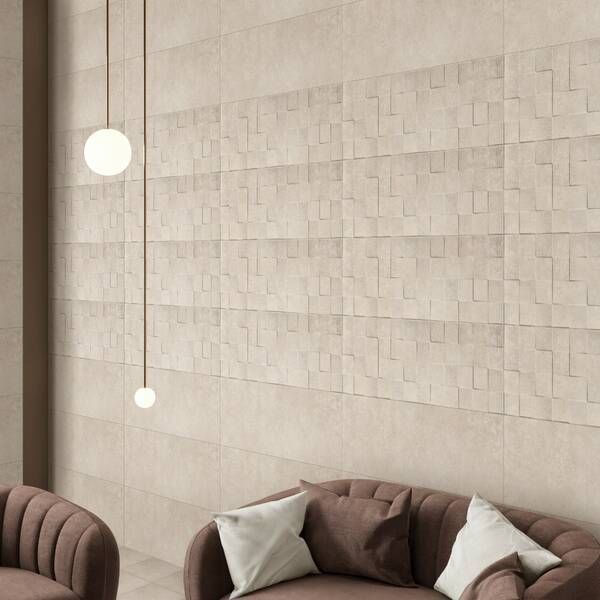 Плитка Ceramica Deseo Jackstone Camel Matt Square Decor 30x90 см 557859 фото