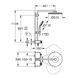 Euphoria SmartControl System 310 душова система з термостатом 63204 фото 2