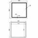 Зеркало Qtap Mideya (MI1) 800x800 с LED-подсветкой Touch, с антизапотеванием, диммером, рег. яркости QT2078NCF808048477 SD00054601 фото 1
