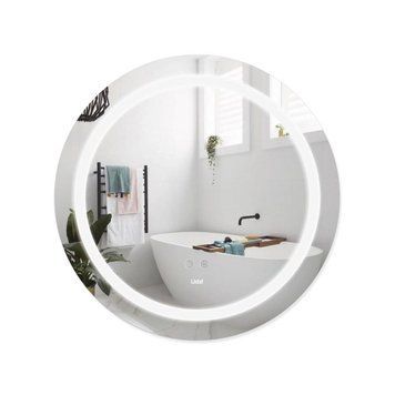 Зеркало Lidz Aria R600 с LED-подсветкой Touch, с антизапотеванием, с диммером, рег. яркости LD78LR600 SD00052337 фото