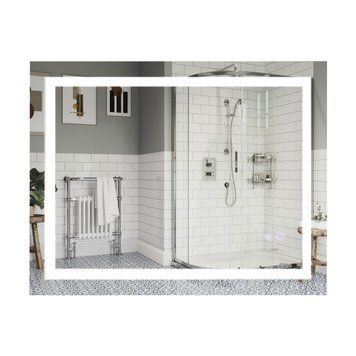 Зеркало Qtap Mideya (MI1) 900х700 с LED-подсветкой Touch, с антизапотеванием, с диммером QT2078NCF9070W SD00051749 фото