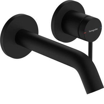 Зовнішня частина змішувача для раковини зі стіни EcoSmart 16,5 cm Tecturis S Hansgrohe 73350670 чорний матовий 549411 фото