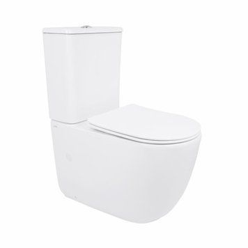 Унитаз напольный Qtap Leo Ultra Quiet 620&times;355&times;790 мм с сиденьем Soft-close, White QTLEO27W49261 SD00055385 фото