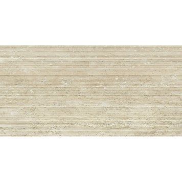 TR03BAR TRAV.BEIGE VEIN CUT RIBBED SQ. 120X60 (1 сорт) 575958 фото