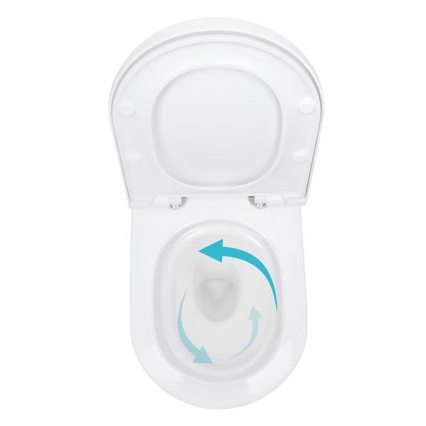 Унитаз подвесной Qtap Robin ML Ultra Quiet 520&times;365&times;365 мм, с сиденьем Soft-close MagLock, White QTROBML26W49623 SD00055747 фото