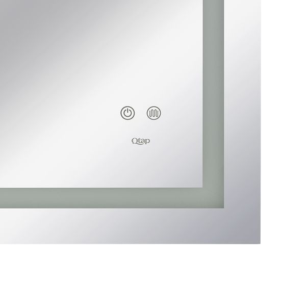 Зеркало Qtap Mideya (MI1) 900х700 с LED-подсветкой Touch, с антизапотеванием, с диммером QT2078NCF9070W SD00051749 фото