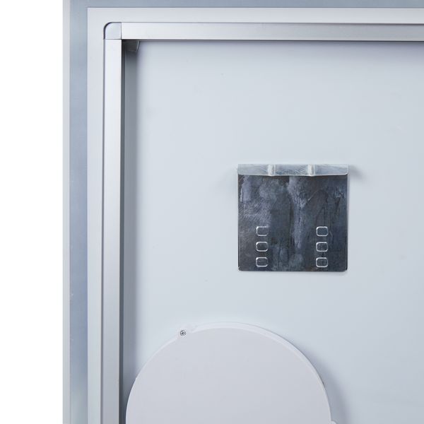 Зеркало Qtap Stork 1400х700 с LED-подсветкой Touch, линза, цифровые часы, диммер, рег. яркости QT1578142270140W SD00045744 фото