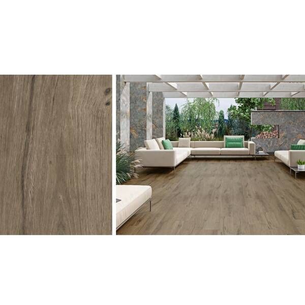 Керамограніт Cersanit Wildwood Brown Mat Rect 19,8х119,8 см 579348 фото
