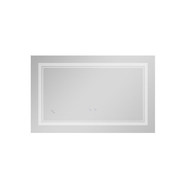 Дзеркало Qtap Cardinal (CA1) 800х500 з LED-підсвічуванням Touch, з антизапотіванням, з димером, рег. темп. кольору (3000-6500K) QT0478C5080 SD00052322 фото