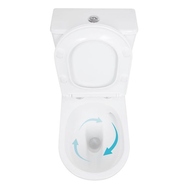 Унітаз підлоговий Qtap Leo Ultra Quiet 620&times;355&times;790 мм з сидінням Soft-close, White QTLEO27W49261 SD00055385 фото