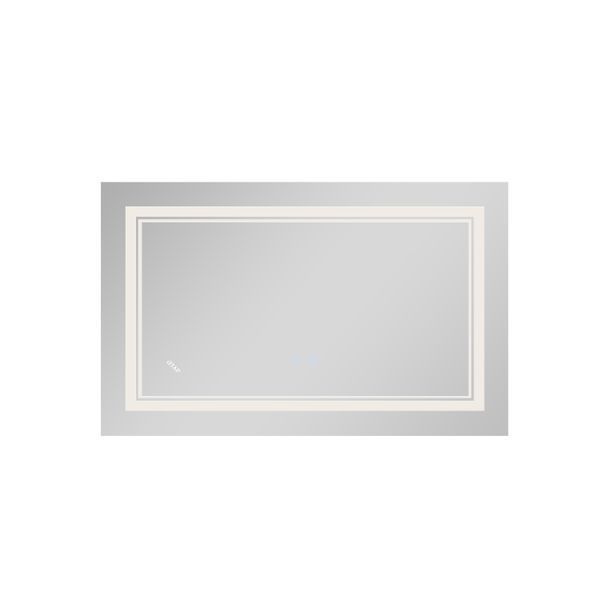 Дзеркало Qtap Cardinal (CA1) 800х500 з LED-підсвічуванням Touch, з антизапотіванням, з димером, рег. темп. кольору (3000-6500K) QT0478C5080 SD00052322 фото
