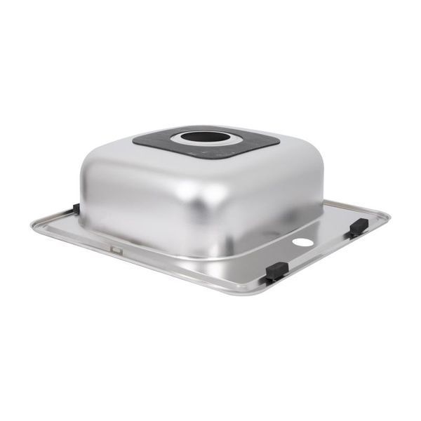 Кухонна мийка Brinex 4848 0,6 мм Micro Decor (BRIN4848MDEC0651258) SD00057382 фото