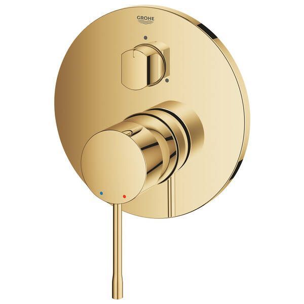 Змішувач прихованого монтажу для ванни/душу Grohe Essence 24092GL1 на 3 виходи, золото 487870 фото