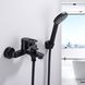 Смеситель для ванны Lidz Latwa 006 (c душевым гарнитуром) (k35) LDLAT006BLA45419 Black SD00051543 фото 8