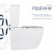 Унітаз підлоговий Qtap Leo Ultra Quiet 620&times;355&times;790 мм з сидінням Soft-close, White QTLEO27W49261 SD00055385 фото 4