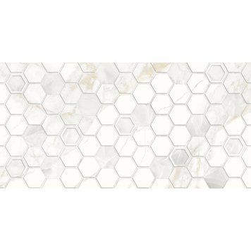 Плитка Golden Tile Sentimento Hexagon Білий Sn0151 30x60 см 496963 фото