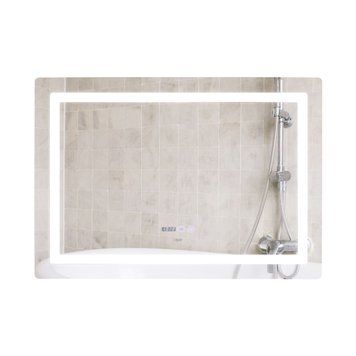 Зеркало Qtap Mideya 1000х700 с LED-подсветкой Touch, с антизапотеванием, диммером QT2078NCF10070W SD00051751 фото
