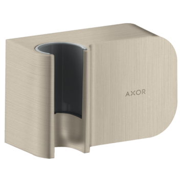 AXOR ONE шлангове з`єднання з тримачем для душу, Fixit Porter, колір шліфованний нікель 82521 фото