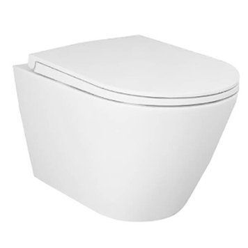 Унитаз подвесной RAK Ceramics Feeling RST23500A+RSTSC3901500 без ободка с крышкой SLIM Soft Close 541226 фото
