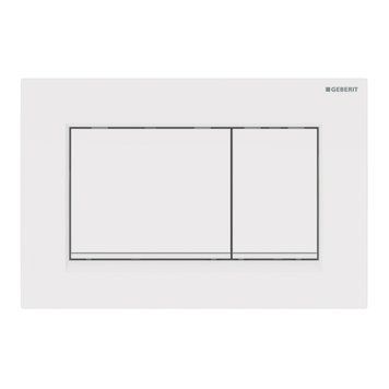 SIGMA20 SQUARE смывающая клавиша для двойного смыва, белый/белый матовый 75229 фото