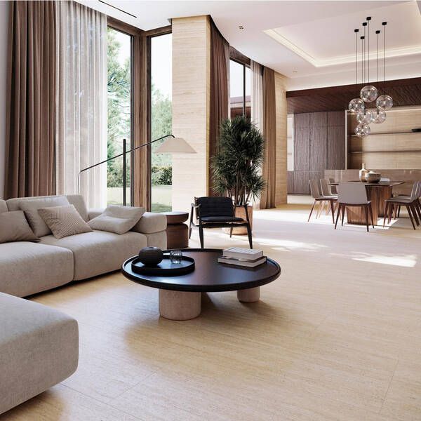 Керамограніт Porcelanosa 100362300 Taranto Marfil L 59,6x120(A) см 578877 фото