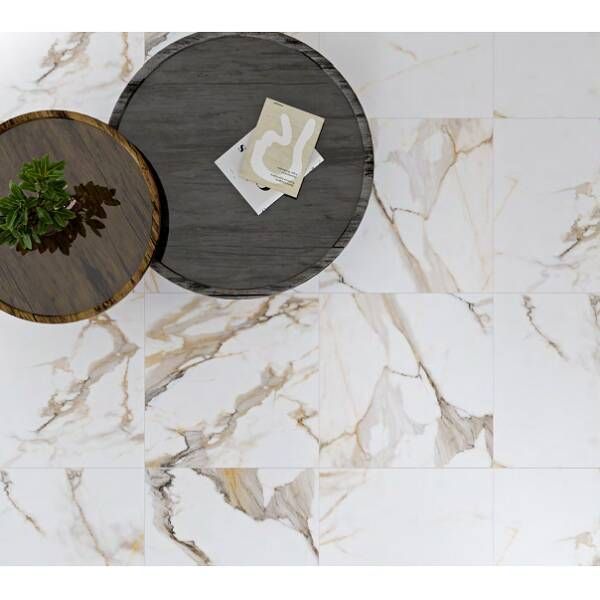 Керамограніт Cersanit Dorado White Satin Rect 59,8x59,8 см 559685 фото