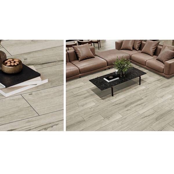 Керамограніт Cersanit Wildwood Cream Mat Rect 19,8х119,8 см 579350 фото