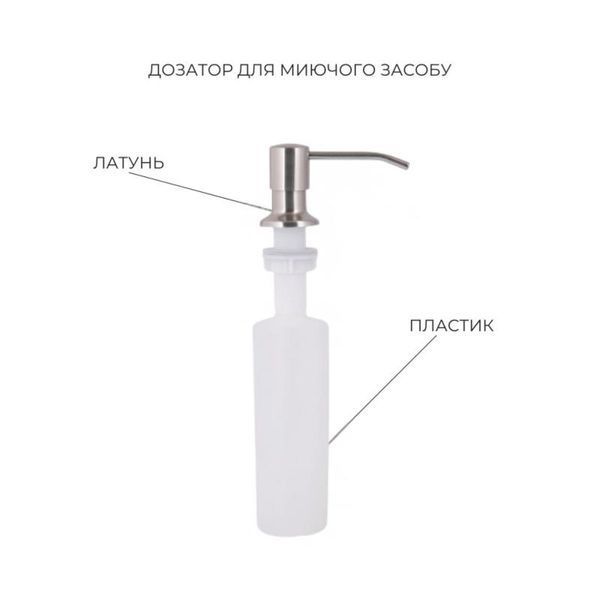 Акционный набор Lidz: мойка Handmade H4545 Decor 2,5/0,5 мм + K01G Корзина для кухонной мойки SD00057081 фото
