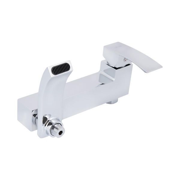Смеситель для ванны Qtap Swan Cascada с поворотным изливом (c душевым гарнитуром) QTSWA260CRM45565 Chrome SD00051689 фото