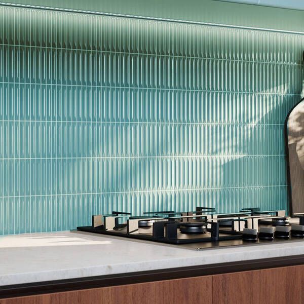 Плитка Ceramica Deseo Arrow Sky Brillo 1.5*10 20х20 см 579366 фото