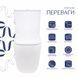 Унітаз підлоговий Qtap Aquarius Ultra Quiet 620&times;355&times;790 мм з сидінням Soft-close, White QTAQAW27W49262 SD00055386 фото 1
