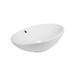 Комплект Qtap Dove: Раковина накладная овальная 625x415x150 мм White + Донный клапан PU02O SD00053433 фото 3