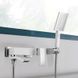 Смеситель для ванны Qtap Swan Cascada с поворотным изливом (c душевым гарнитуром) QTSWA260CRM45565 Chrome SD00051689 фото 5