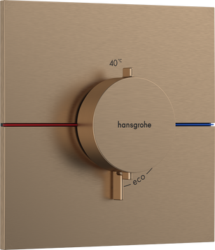 SHOWERSELECT COMFORT E термостат для 1 споживача, прихований монтаж, колір шліфована бронза 94849 фото