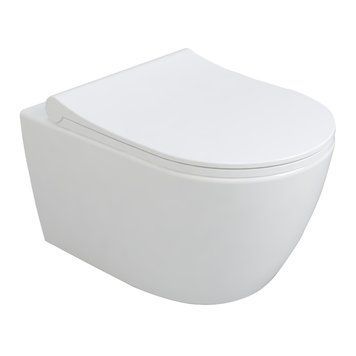 CANTE Rimless унитаз подвесной 51*35,5*33см, сиденье Duroplast Slim slow-closing 82732 фото