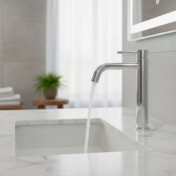 Змішувач для раковини Devit Flow 550536C хром 592981 фото